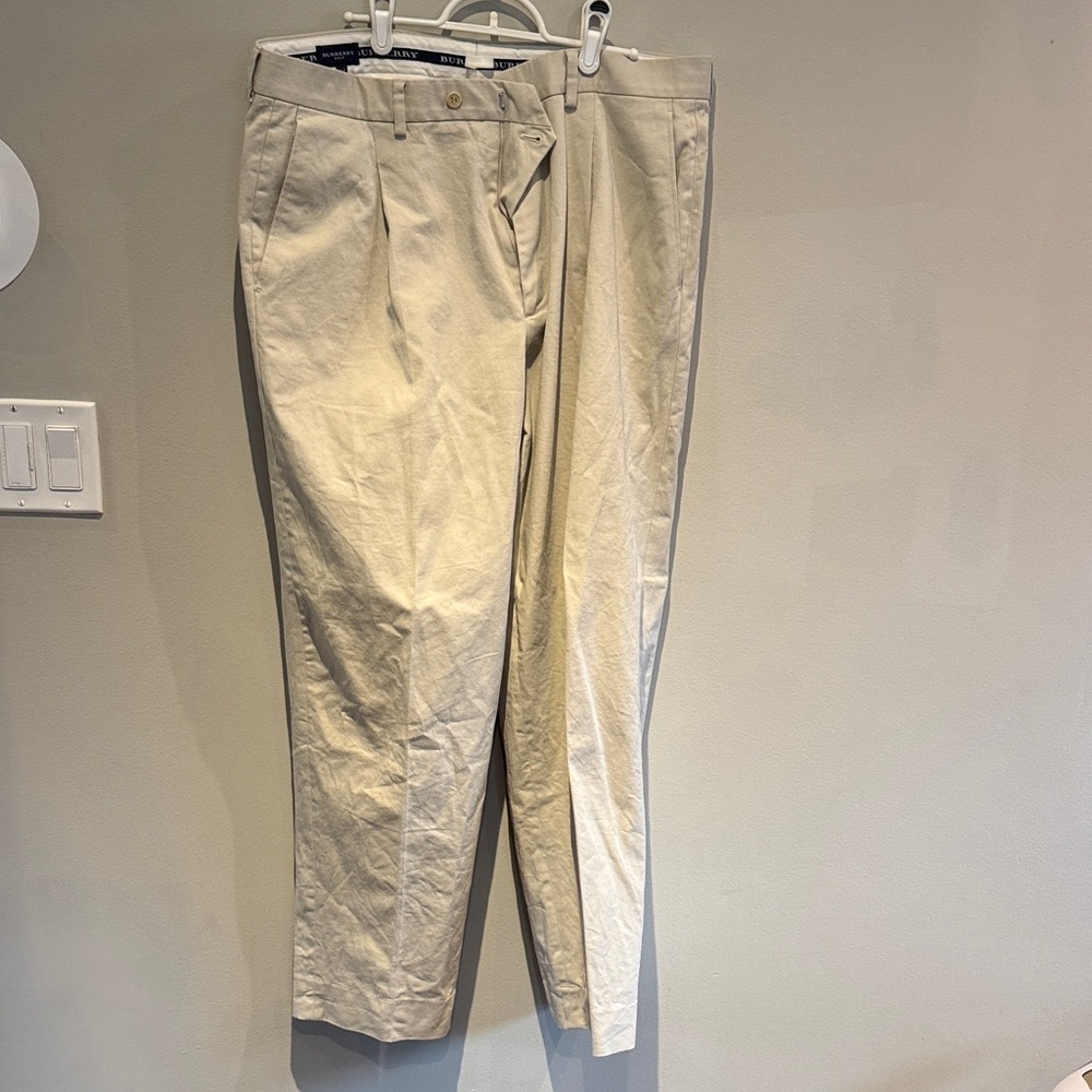 Burberry Men's Light Tan Chinos